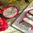 Dragon Fruit Tree: Cultivation and Varieties – Ripe dragon fruit- slices in a plate on a table